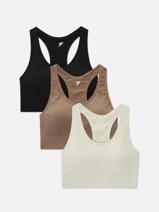 3-Pack Seamless Sports Bras