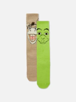 2-Pack Shrek Cozy Socks