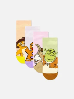 4-Pack Shrek Sneaker Socks