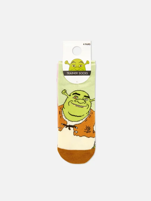 4-Pack Shrek Sneaker Socks
