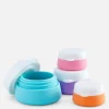 4-Pack Silicone Travel Jars