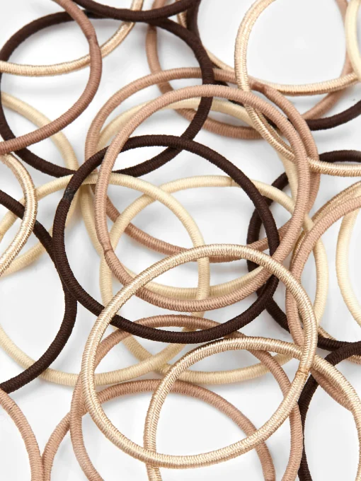 60-Pack Skinny Ponytail Holders