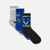 3-Pack Sonic The Hedgehog Socks