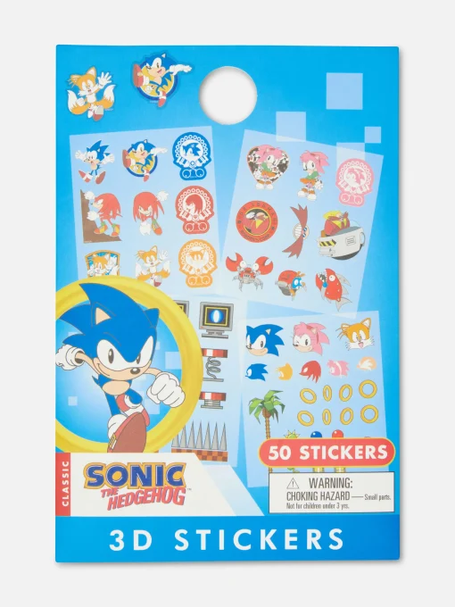 50-Pack Sonic The Hedgehog Stickers