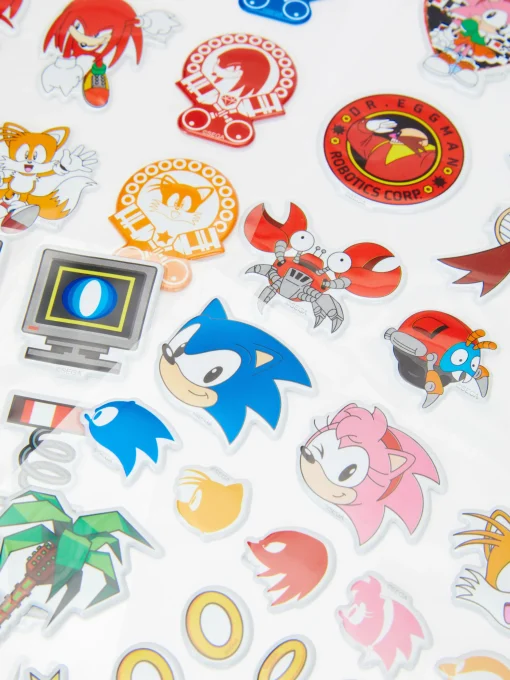 50-Pack Sonic The Hedgehog Stickers