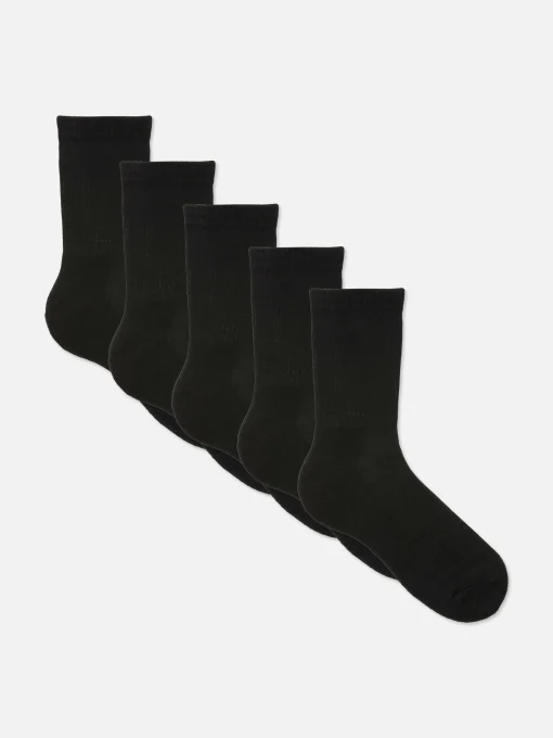 5-Pack Sports Crew Socks