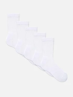 5-Pack Sports Crew Socks
