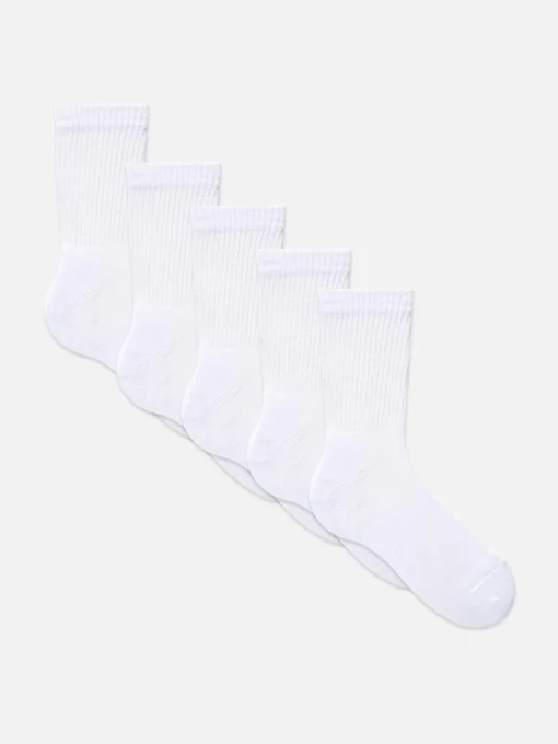 5-Pack Sports Crew Socks