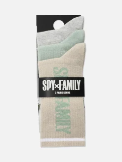 3-Pack Spy X Family Crew Socks