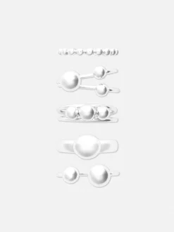 5-Pack Stackable Orb Rings
