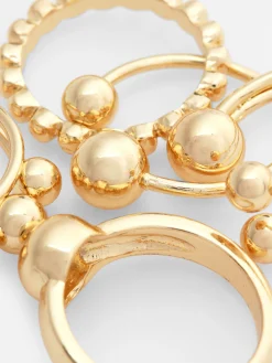 5-Pack Stackable Orb Rings