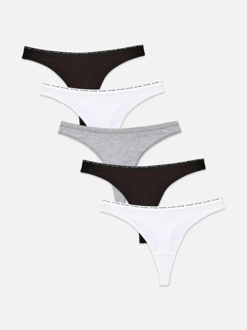 5-Pack Stretch Thongs