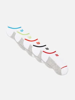 5-Pack Stripe Sneaker Socks