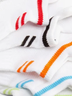 5-Pack Stripe Sneaker Socks