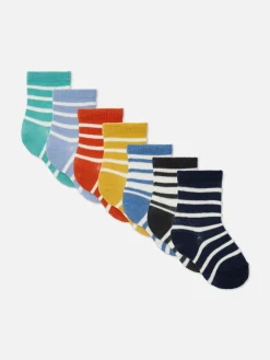 7-Pack Striped Socks