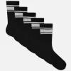 5-Pack Striped Sports Socks
