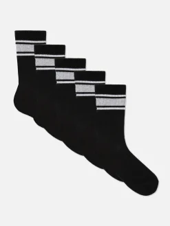 5-Pack Striped Sports Socks