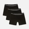 3-Pack Striped Waistband Boxer Briefs