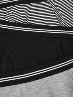 3-Pack Striped Waistband Boxer Briefs
