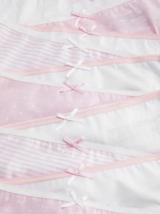 10-Pack Stripes And Stars Print Briefs