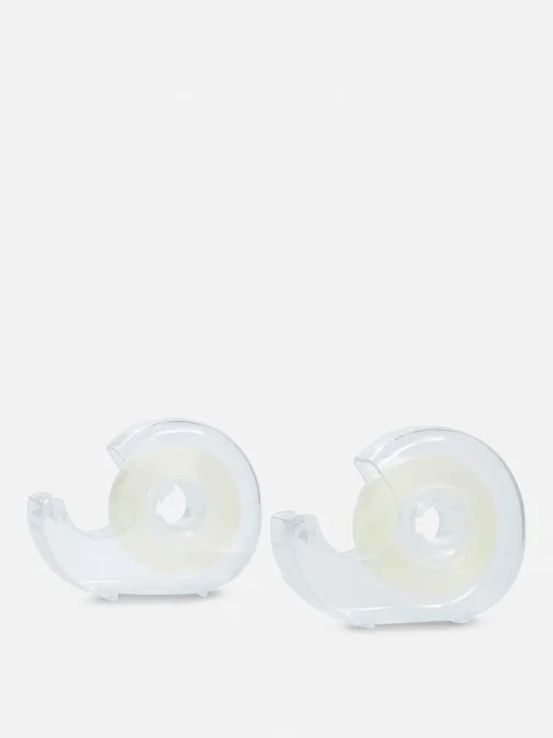 2-Pack Tape With Dispenser