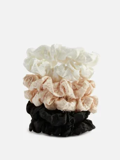 6-Pack Textured Micro Scrunchies