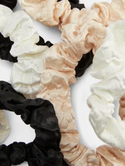 6-Pack Textured Micro Scrunchies