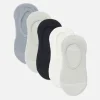 5-Pack Textured Tonal Footie Socks
