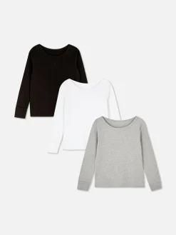 3-Pack Thermal Long Sleeve Tops