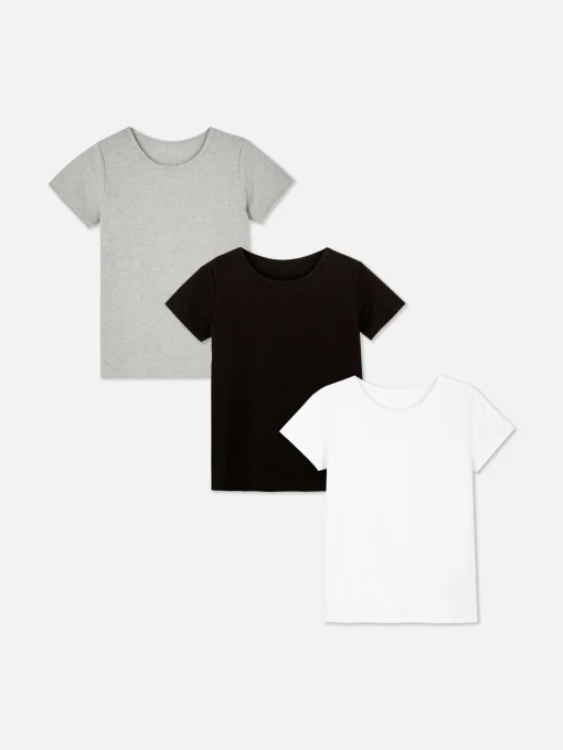 3-Pack Thermal Short Sleeve Tops