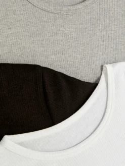 3-Pack Thermal Short Sleeve Tops