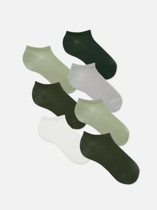 7-Pack Tonal Ankle Socks