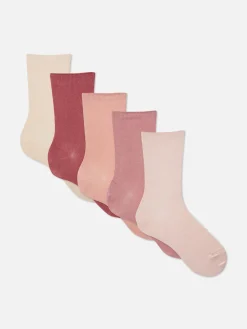 5-Pack Tonal Crew Socks