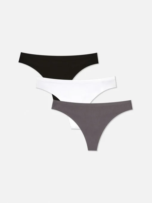 3-Pack Tonal Invisible Thongs