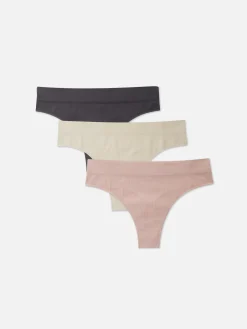 3-Pack Tonal Seamless Thongs