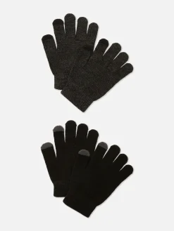 2-Pack Touchscreen Gloves