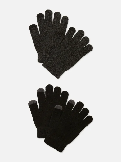 2-Pack Touchscreen Gloves