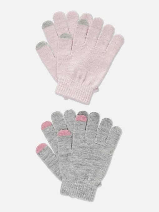 2-Pack Touchscreen Gloves