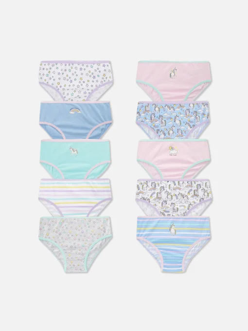 10-Pack Unicorn Graphic Briefs