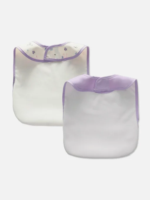 2-Pack Unicorn Wrap Neck Bibs