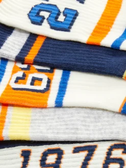 5-Pack Varsity Ankle Socks