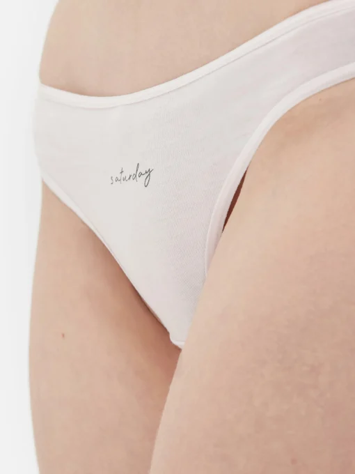7-Pack Weekday Thongs