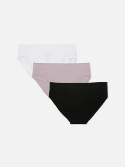3-Pack Wide Waist Seamless Mini Briefs