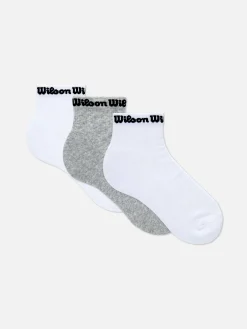 3-Pack Wilson Quarter Crew Socks