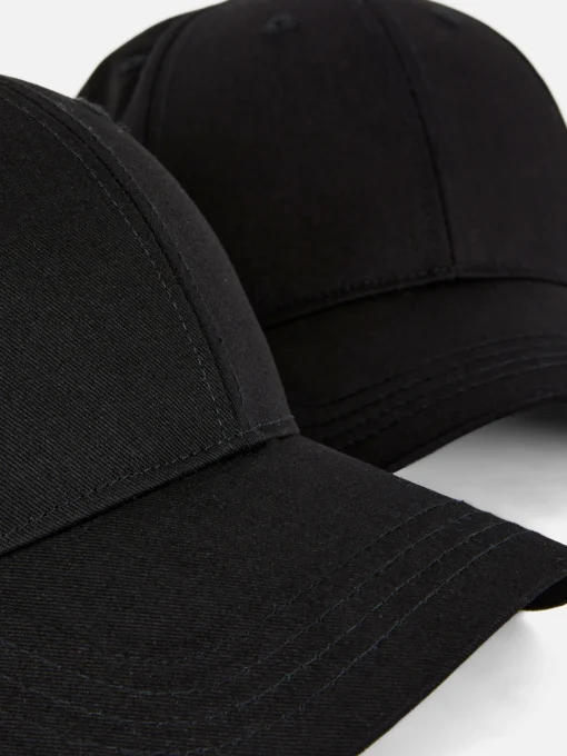 2-Pack Woven Baseball Caps