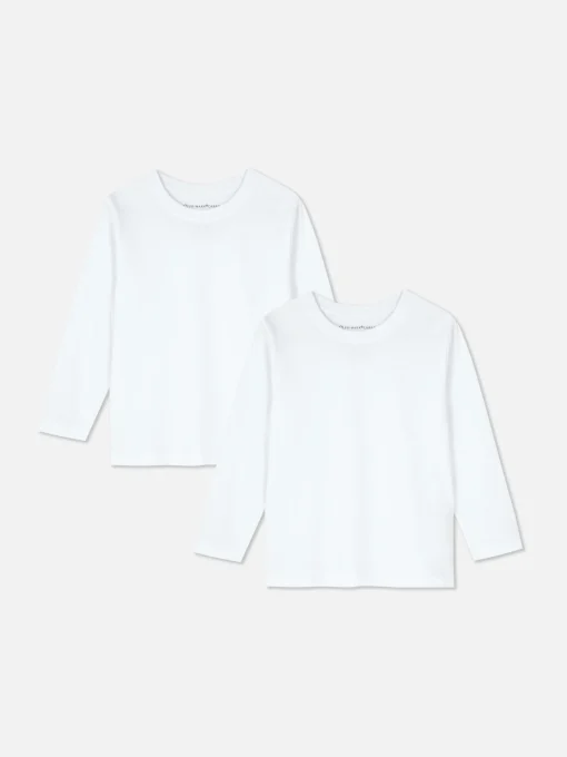 2-Pack Younger Boy Long Sleeve T-Shirts