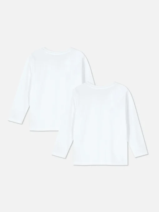 2-Pack Younger Boy Long Sleeve T-Shirts