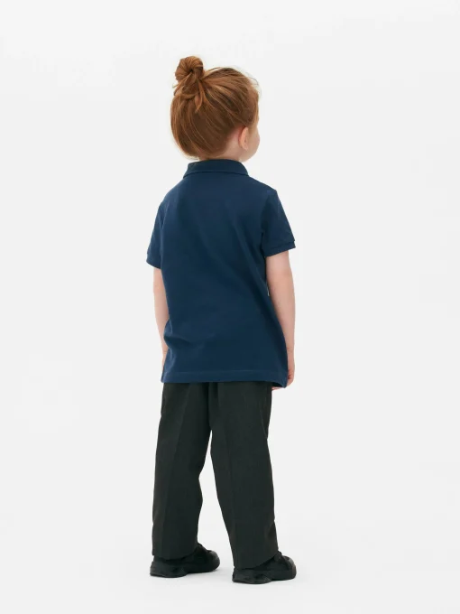 2-Pack Younger Boy School Uniform Polo Shirts