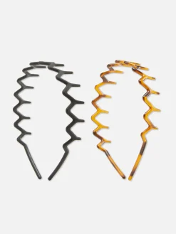 2-Pack Zigzag Headbands