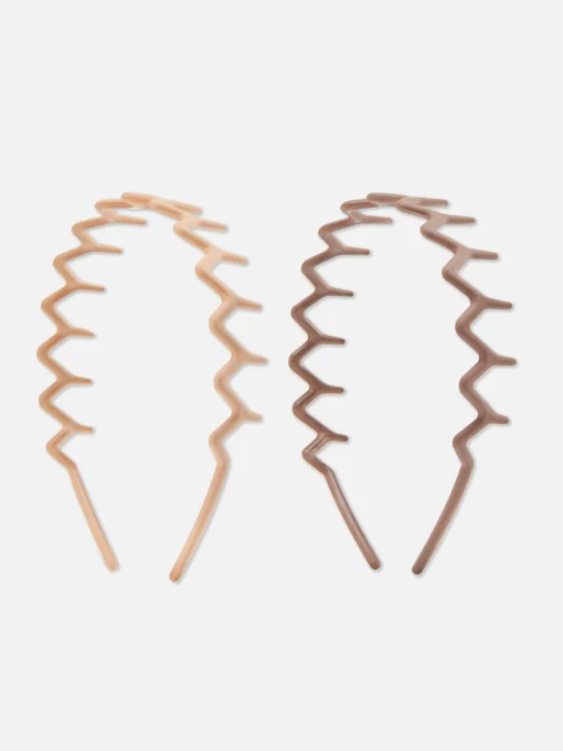 2-Pack Zigzag Headbands